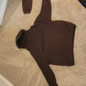 Essentials Fear Of God pull-over hoodie sweatshirt